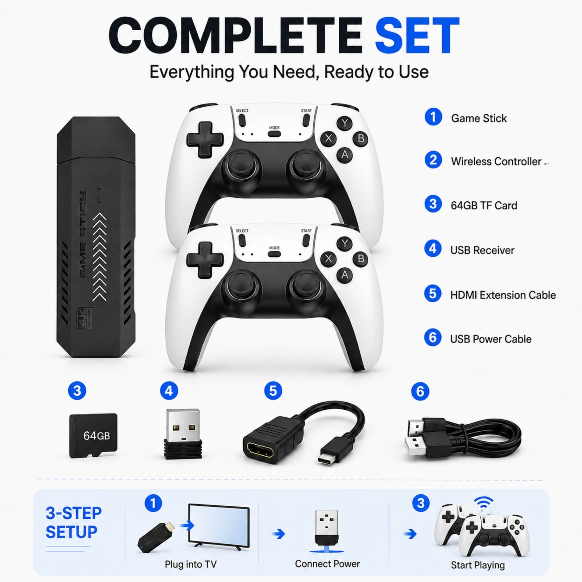 Retro Gaming X2 - Consola de Juegos con Video 4K
