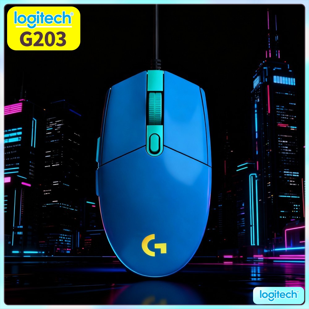 Logitech Mouse G203 - Ratón para juegos con cable Logitech