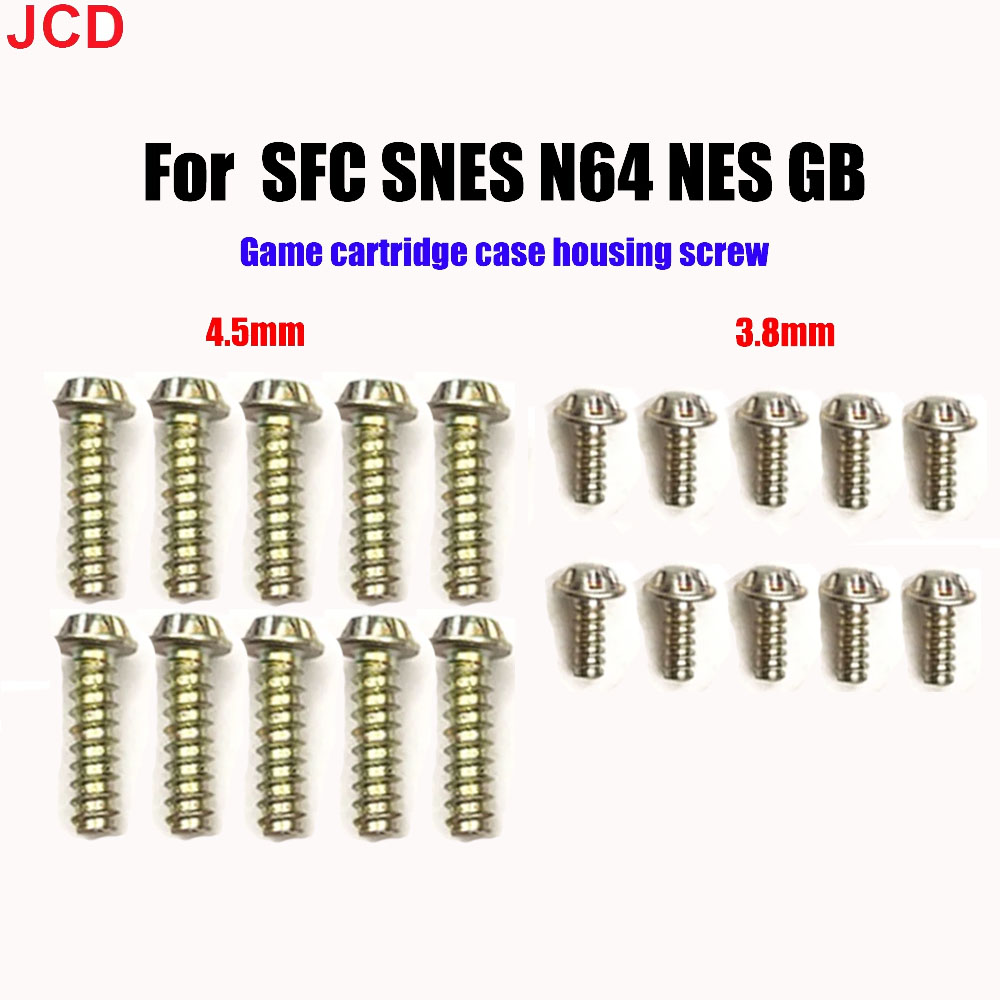 Game Cartridge Case - JCD 10 Uds 3,8mm 4,5mm tornillos