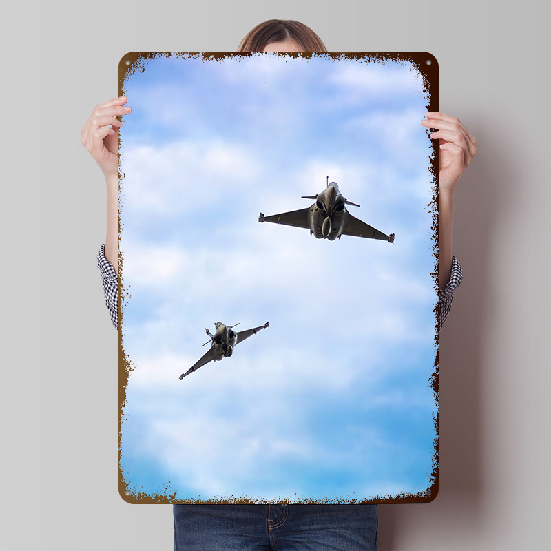 Retro Gaming X2 - Póster de Metal Personalizado del Dassault