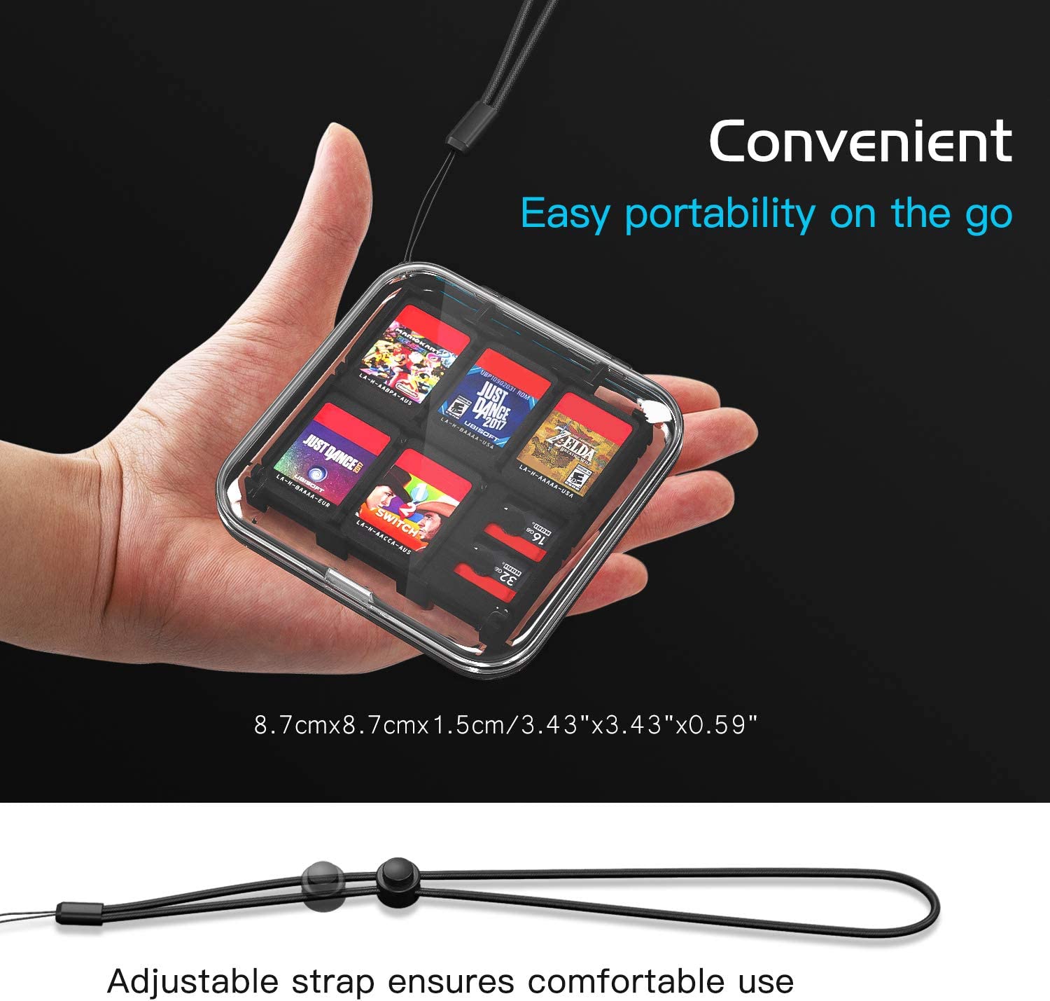 Game Cartridge Case - Funda para tarjeta de juego Compatible