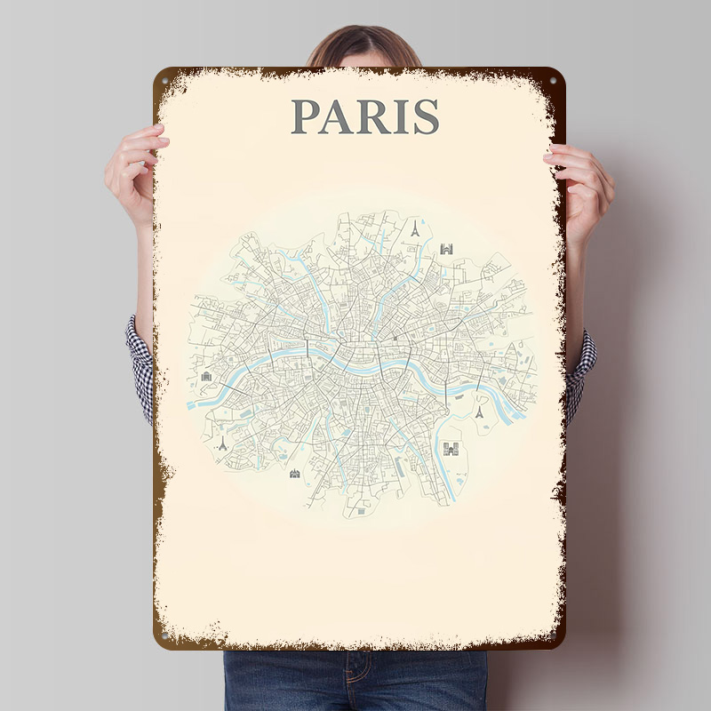 Retro Gaming Paris - Mapa de la ciudad de París