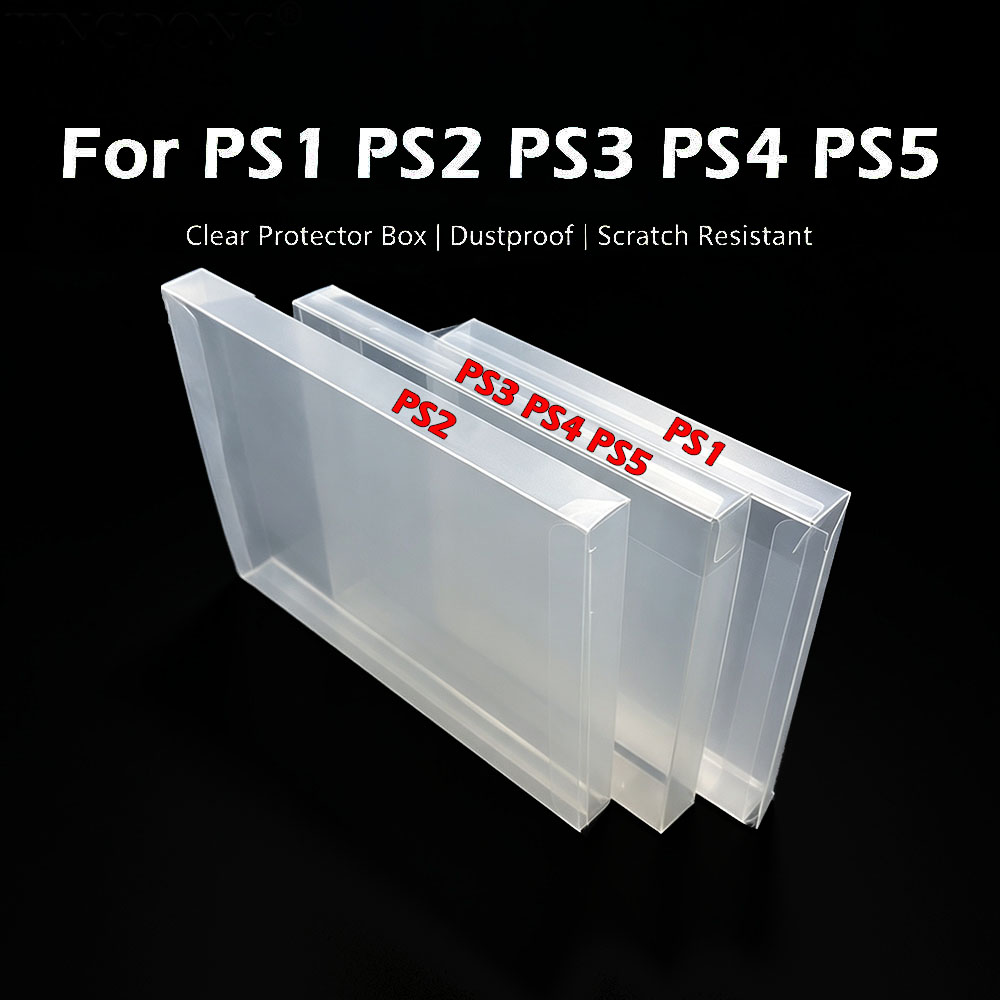 Game Cartridge Case - 1-10 unidades de cajas protectoras transparentes