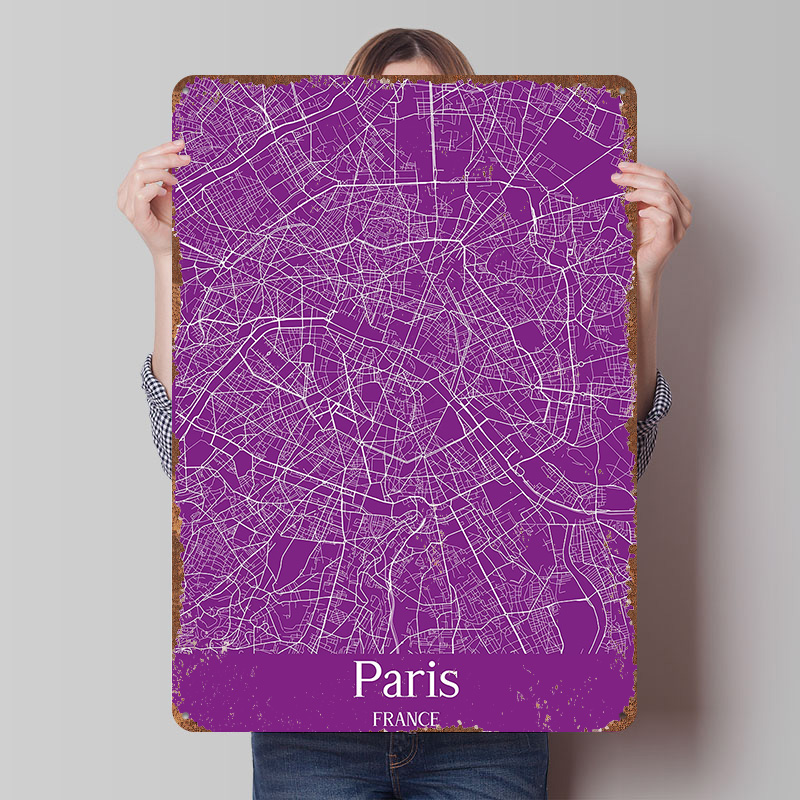 Retro Gaming Paris - Mapa de la ciudad de París,