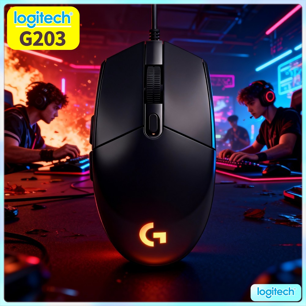 Logitech Mouse G203 - Ratón para juegos con cable Logitech