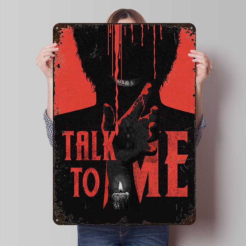 Retro Gaming Talk - Póster 'Talk To Me', Letreros Metálicos