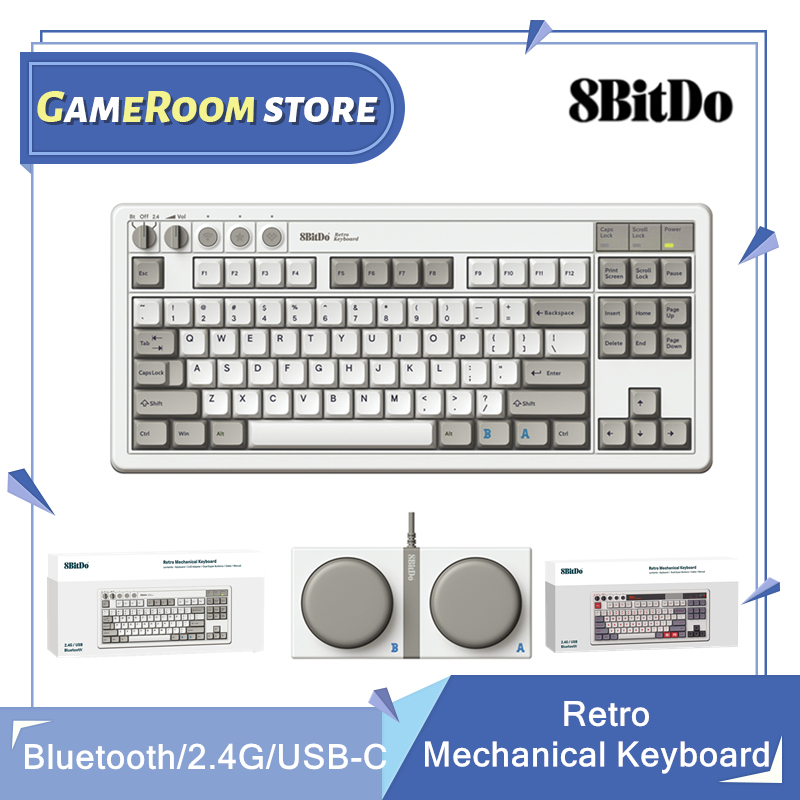 Retro Gaming For Windows - Teclado mecánico retro 8Bitdo, teclado para
