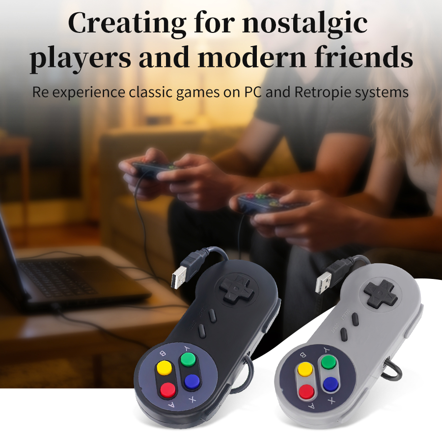 Retro Gaming For Windows - Mando de Juego Retro USB para