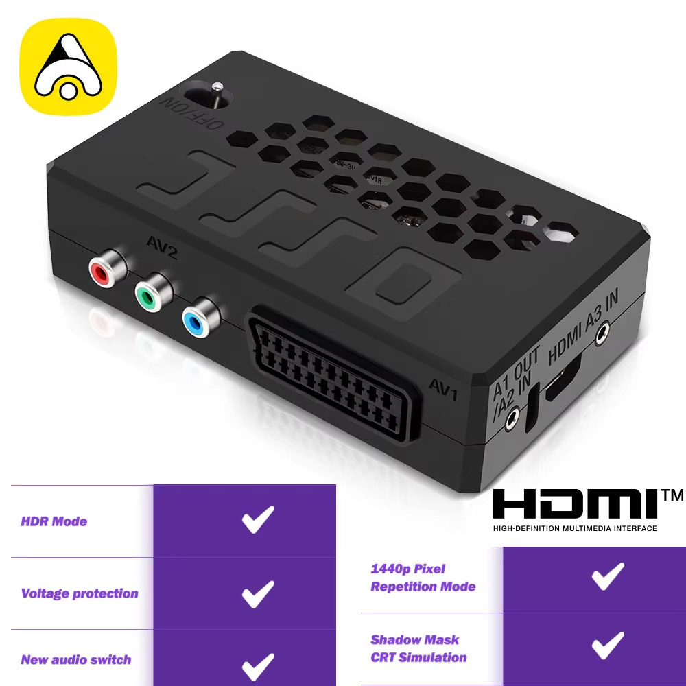 Retro Gaming Hard Drive - OSSC Upscaler HDMI ™ Convertidor para