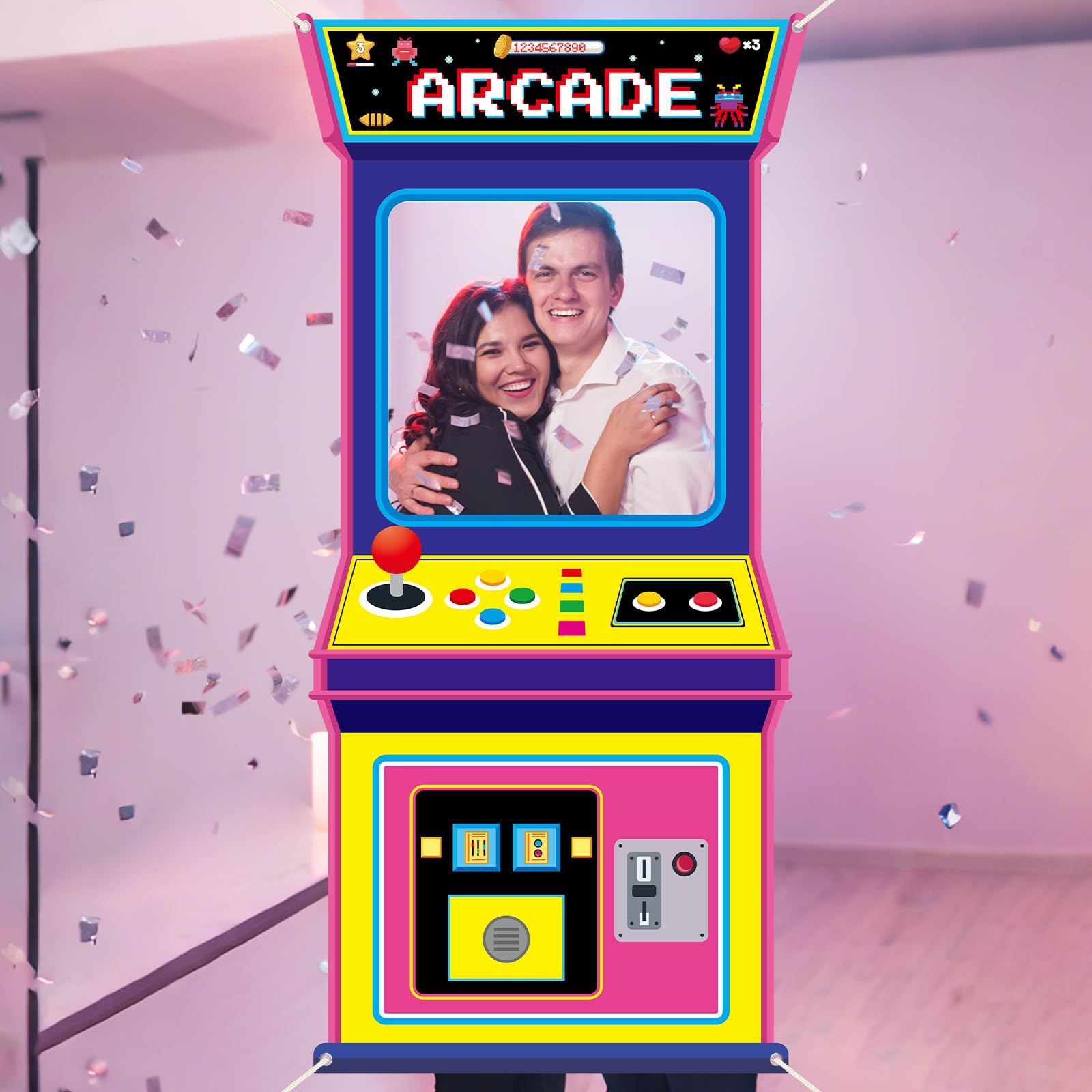 Fondo Fotográfico de Tela con  - Game Retro Gaming reseña y precio