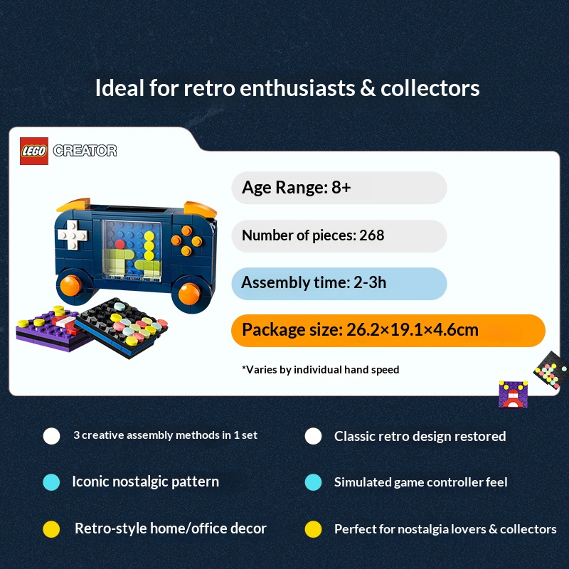 LEGO Creator 3 en 1, Bloques d - Retro Gaming Unit reseña y precio
