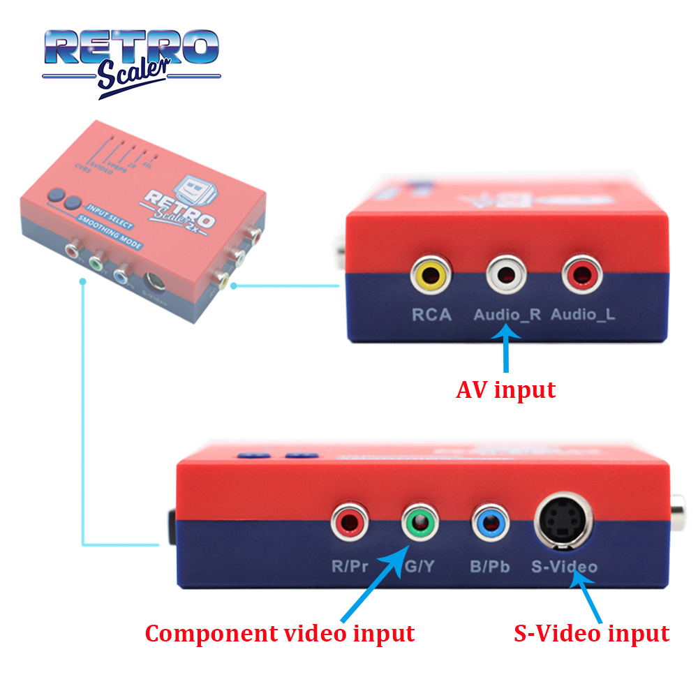 RetroScaler2x A/V a HDMI ®   C - Retro Gaming Hard Drive reseña y precio