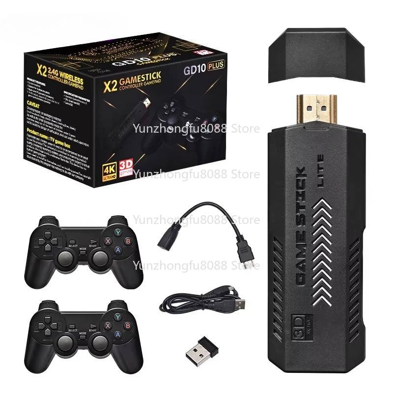 L GD10 Plus Game Stick 4k Blac - Retro Gaming X2 reseña y precio