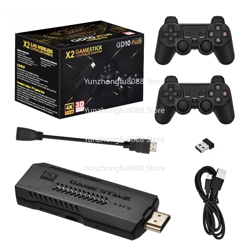 L GD10 Plus Game Stick 4k Blac - Retro Gaming X2 reseña y precio