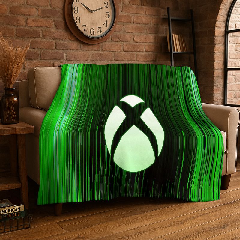 Manta de Franela con Logotipo  - Retro Gaming Xbox reseña y precio