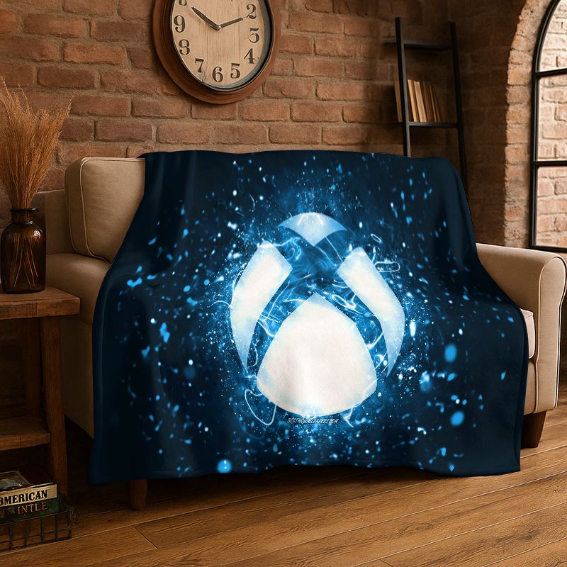 Manta de Franela con Logotipo  - Retro Gaming Xbox reseña y precio