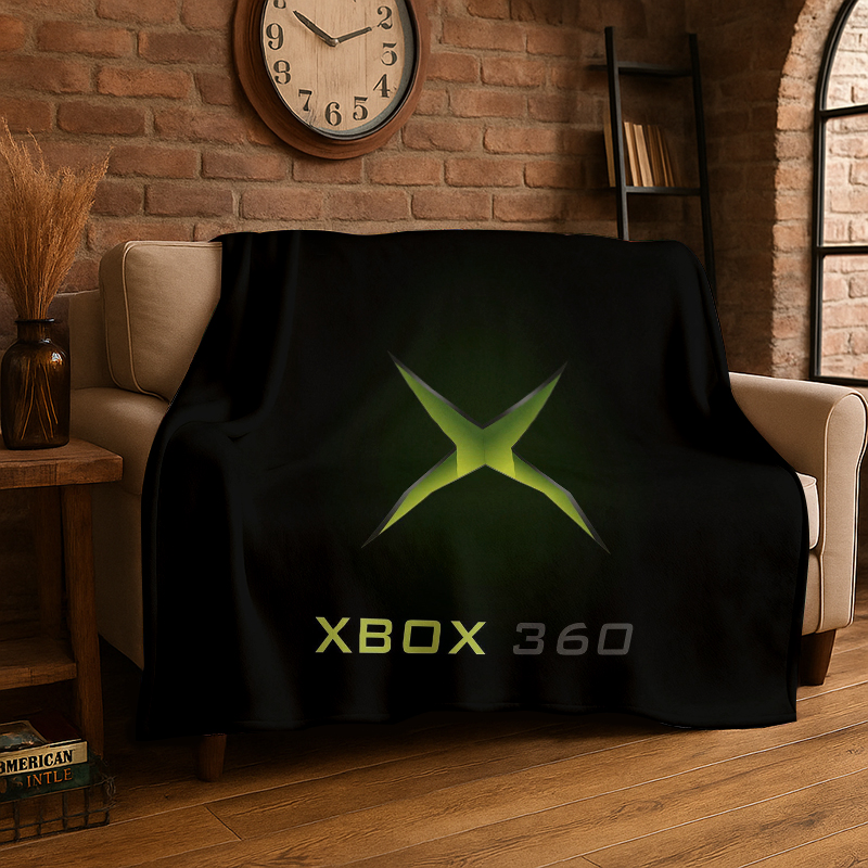 Manta de Franela con Logotipo  - Retro Gaming Xbox reseña y precio