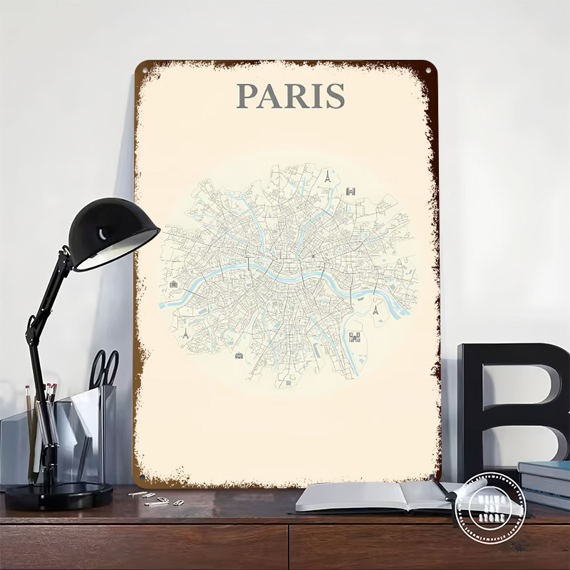 Mapa de la ciudad de París en  - Retro Gaming Paris reseña y precio