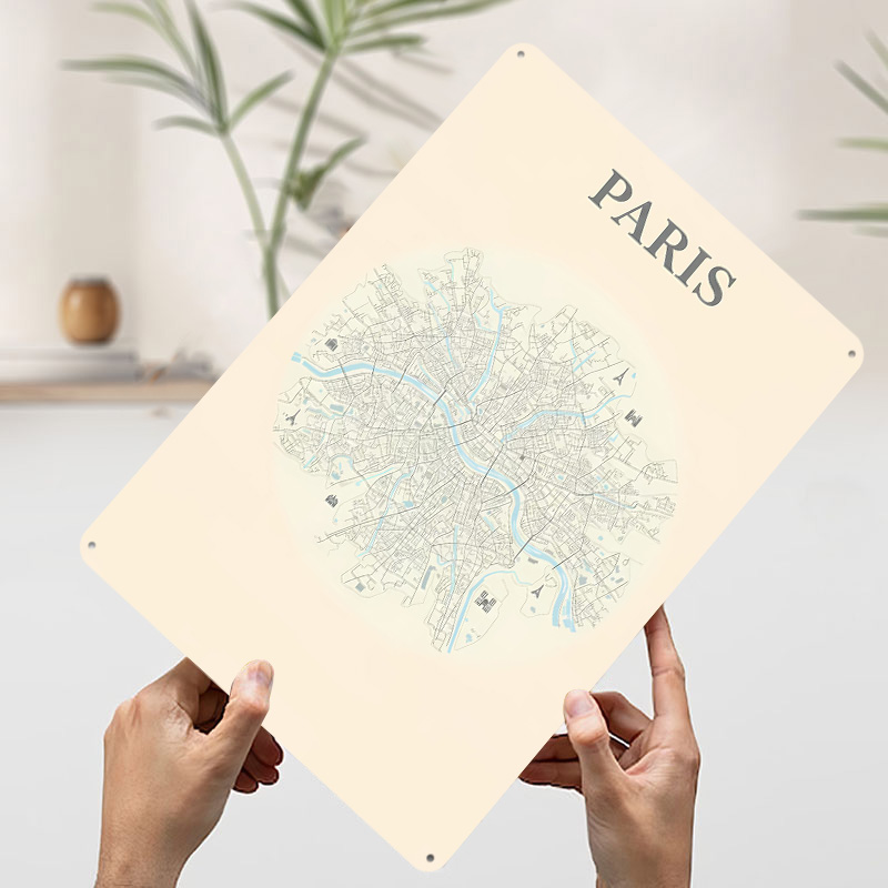 Mapa de la ciudad de París en  - Retro Gaming Paris reseña y precio