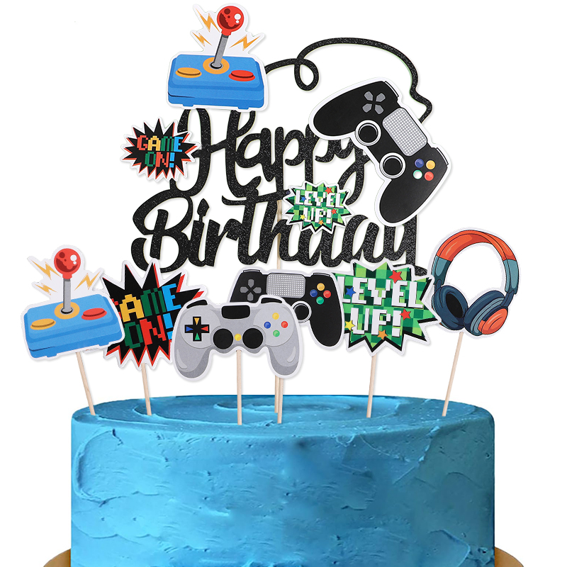 13 Uds. De adornos para tarta  - Game Retro Gaming reseña y precio