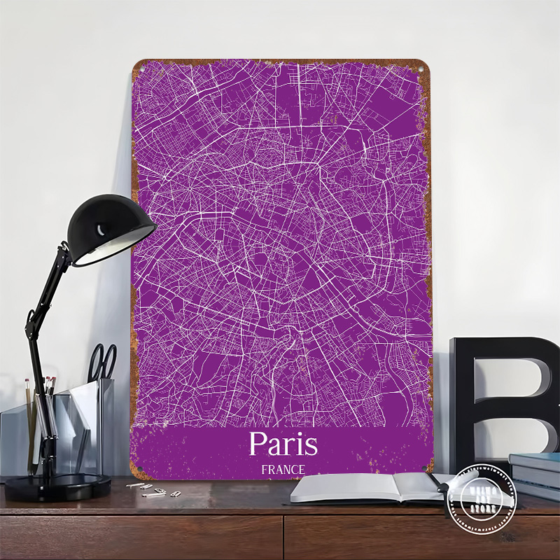 Mapa de la ciudad de París, pó - Retro Gaming Paris reseña y precio