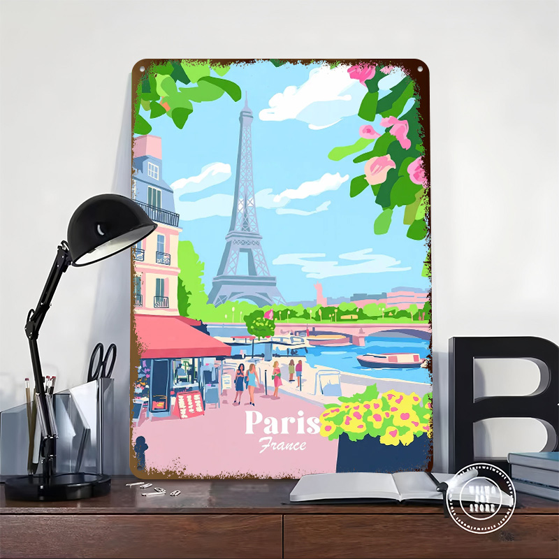 Póster de París, Francia, Letr - Retro Gaming Paris reseña y precio