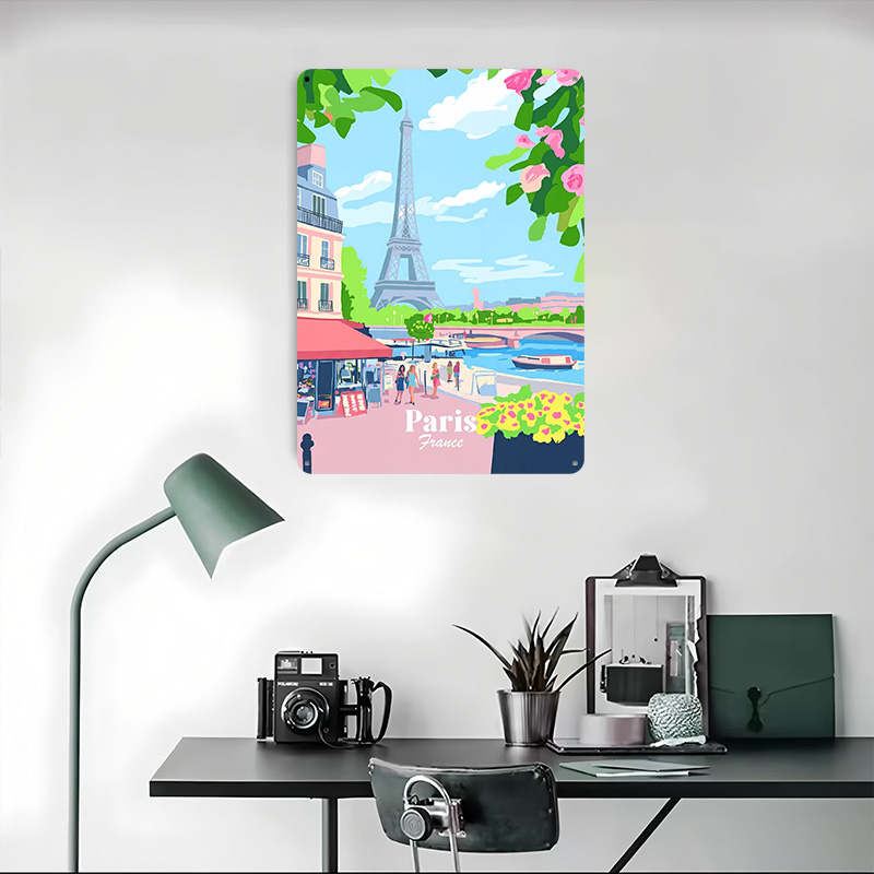 Póster de París, Francia, Letr - Retro Gaming Paris reseña y precio