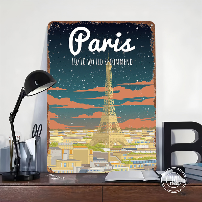 Póster de Viaje de la Torre Ei - Retro Gaming Paris reseña y precio