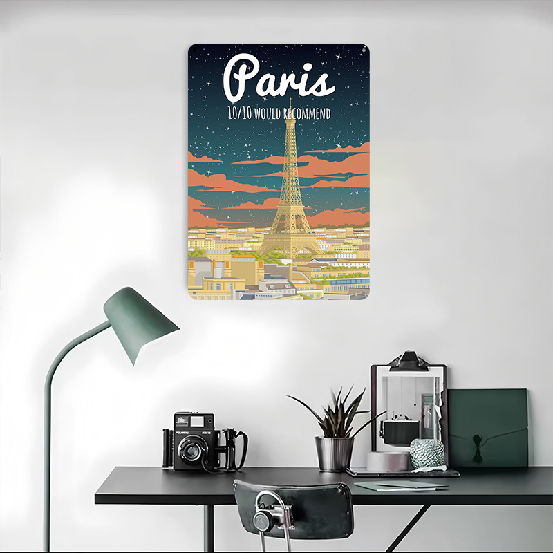 Póster de Viaje de la Torre Ei - Retro Gaming Paris reseña y precio