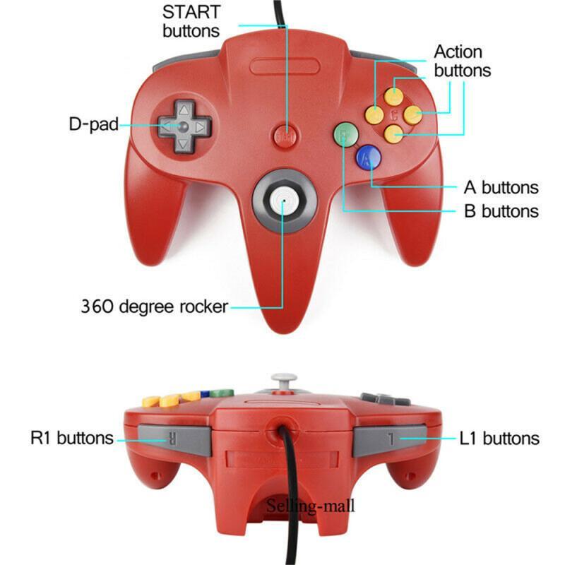 Controlador N64 clásico USB co - Retro Gaming Com reseña y precio