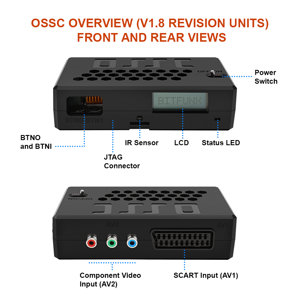 OSSC Upscaler HDMI ™   Convert - Retro Gaming Hard Drive reseña y precio